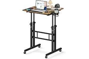 Adjustable Standing Desk for Walking Pad: Roll with Fitness, Work with Ease
