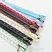 YEQIN Random Color 20pcs/lot 20cm DIY Nylon Zippers lace Nylon Finish Zipper for Sewing Wedding Dress