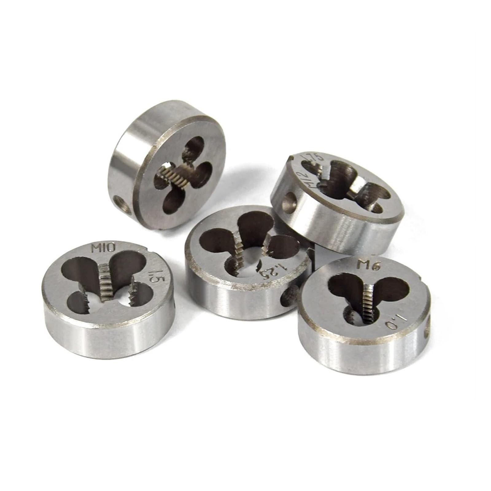 6/8/11pcs Metric Hand Tap and Die Set M3-M12 Screw Thread Taps and Tapping Tools Tool(11pcs)