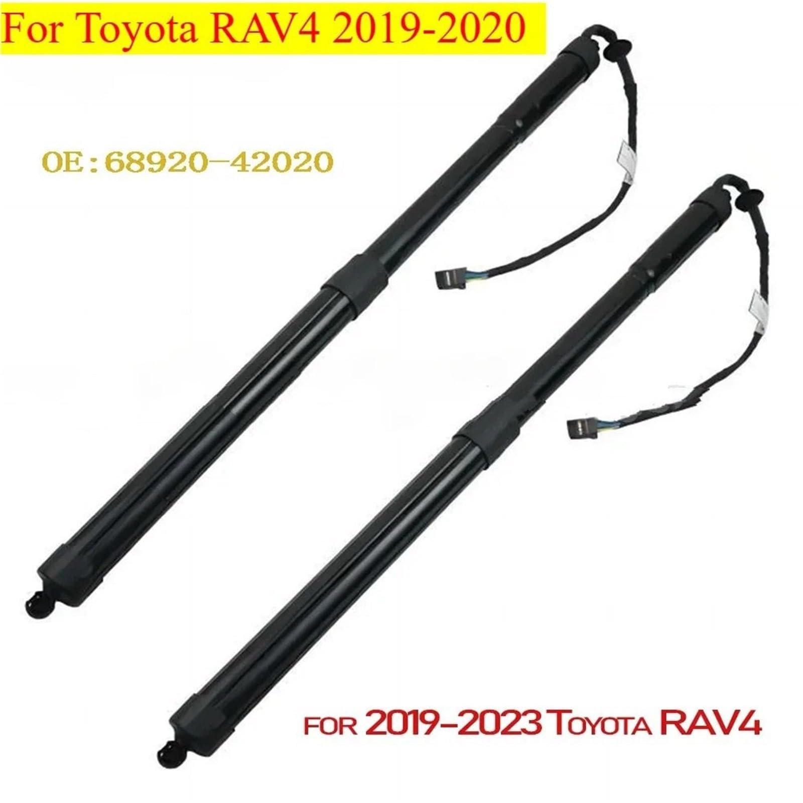 wspornik do podnoszenia sprężyny gazowej 689100R060 68920-42020 6891042060 Pasuje Do: Toyota RAV4 RAV-4 2019-202 Tylna Klapa Bagażnika Wspornik Podnośnika(Pair)