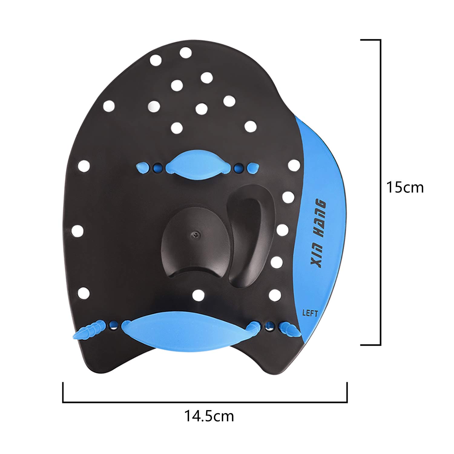 Unisex Schwimm-Handpaddel-Handschuhe, Schwimm-Training-Paddel mit verstellbaren Riemen, Wasserbeständigkeit, Aqua Fit, Workout-Fitness-Ausrüstung, für Damen, Herren, Teenager, Kinder (M)