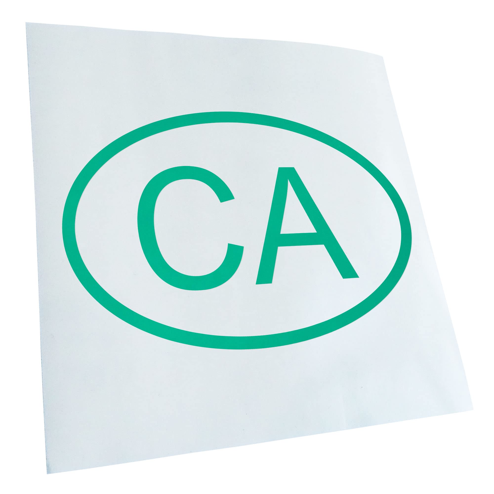 Kiwistar - Car Sticker - Turquoise - 50 x 33 cm Canada CA - Rear Window Car Sticker Weatherproof for Car Truck Moped Truck - Sticker Exterior Self-Adhesive Tuning Accessories for Window Vehicle Window