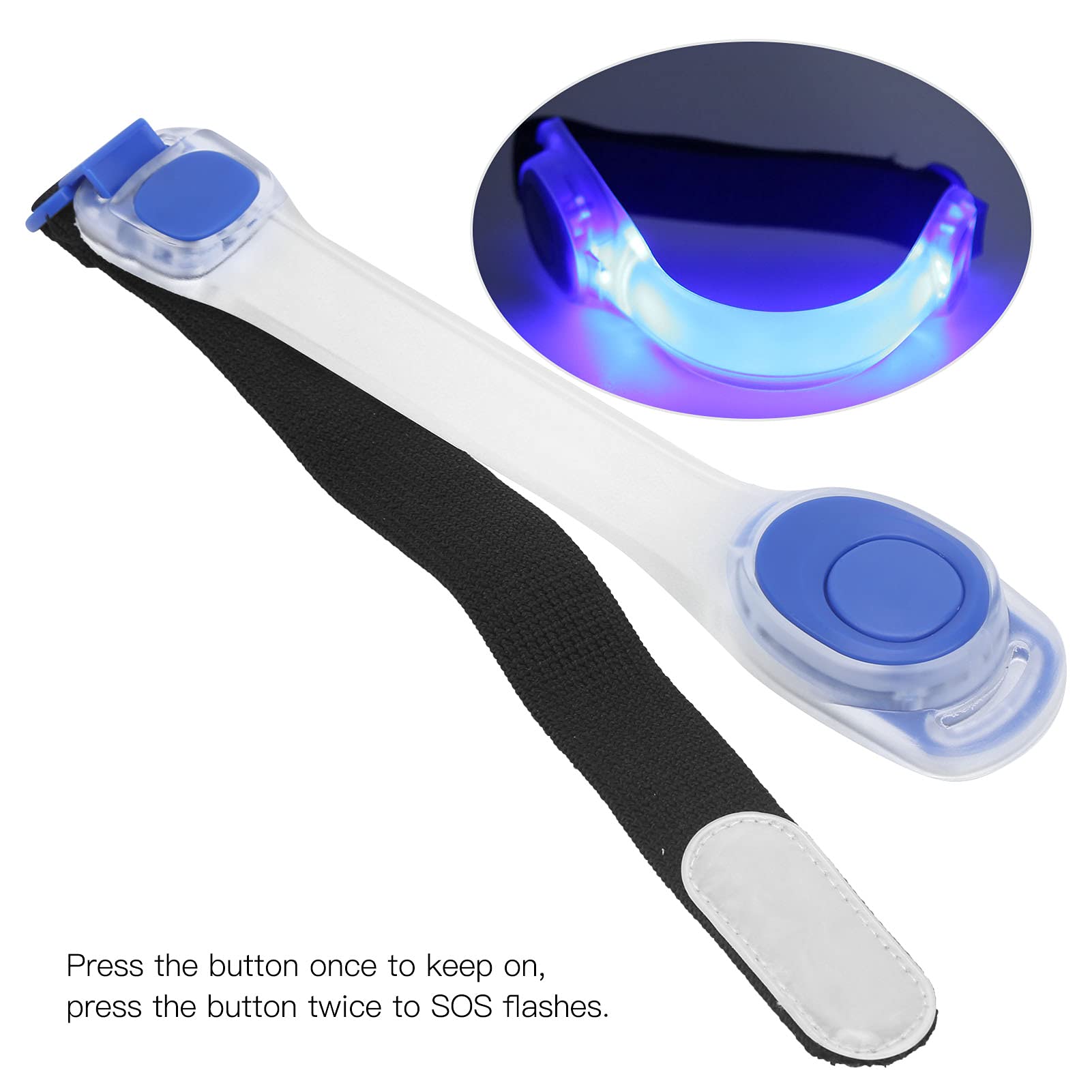 Accessoire Running Fluorescent Brassards Réfléchissants Running VERY IMPORTANT RUNNER - Sécurité Nuit Accessoire Runner