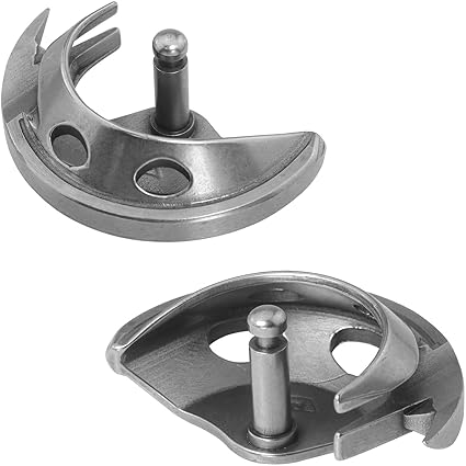 19036 Domestic Sewing Machine Shuttle Hook LUORNG 2PCS Stainless Steel Simple Operation Sewing Machine Bobbin Case for JUKI LK-1900A LK-1903A Instruction BARTACKING Sewing Machine,Shuttle Hook