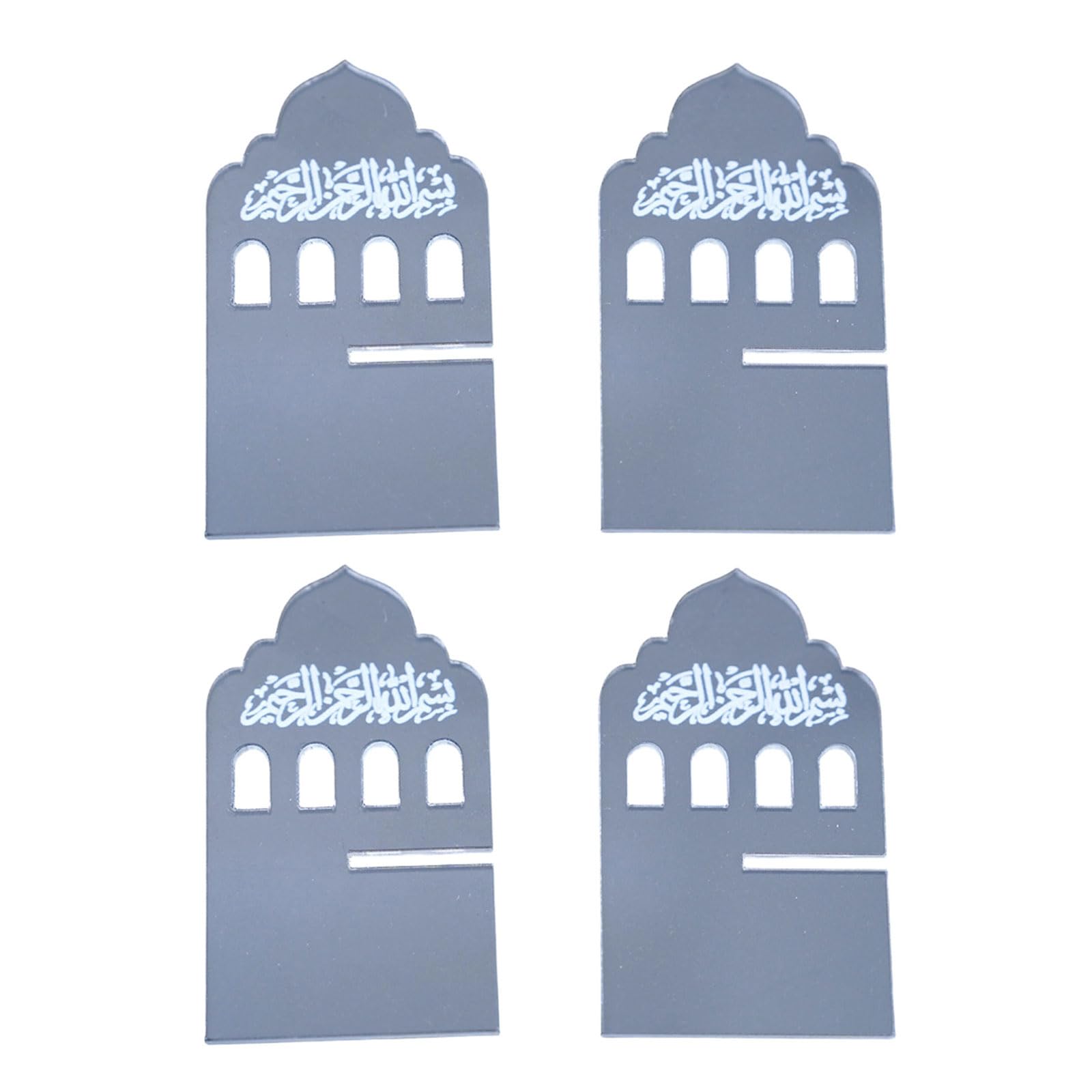 hogtnd Ramadans Date Holder Acrylic Bismillahs Islamic Calligraphy Date Holder Stand Table Decorations Eid Gift Table Decorations