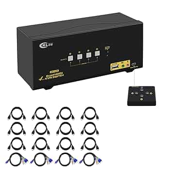 CKLau HDMI KVM 切替器4K@60Hz 2ポート Amazon.co.jp: CKLau HDMI KVMスイッチ 2ポート、UHD 4K@60Hz 4