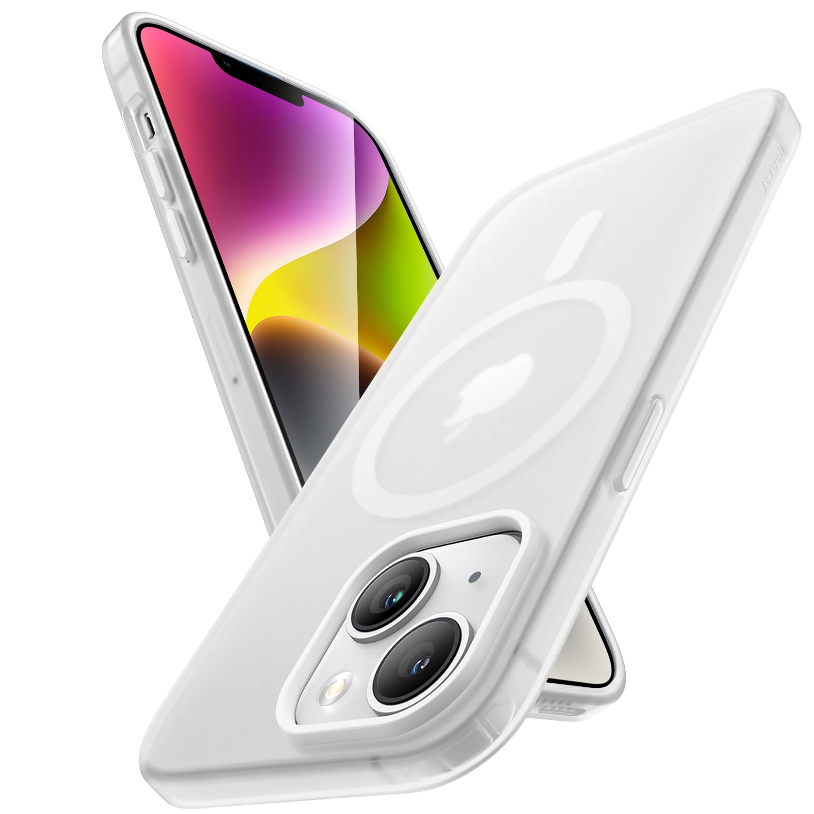 JETech Cover Opaca per iPhone 16 6,1 Pollici Compatibile con MagSafe