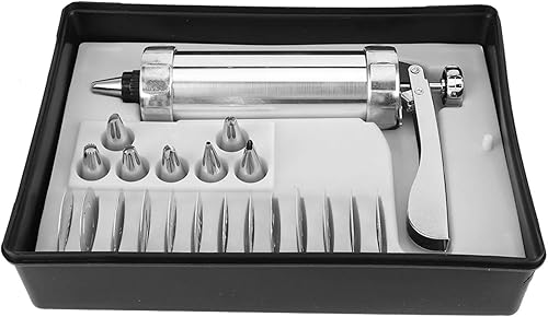 Kit de prensa de galletas, fabricante de galletas de aleación de aluminio, kit de prensa de galletas, pastelería, tubería de bricolaje, decoración