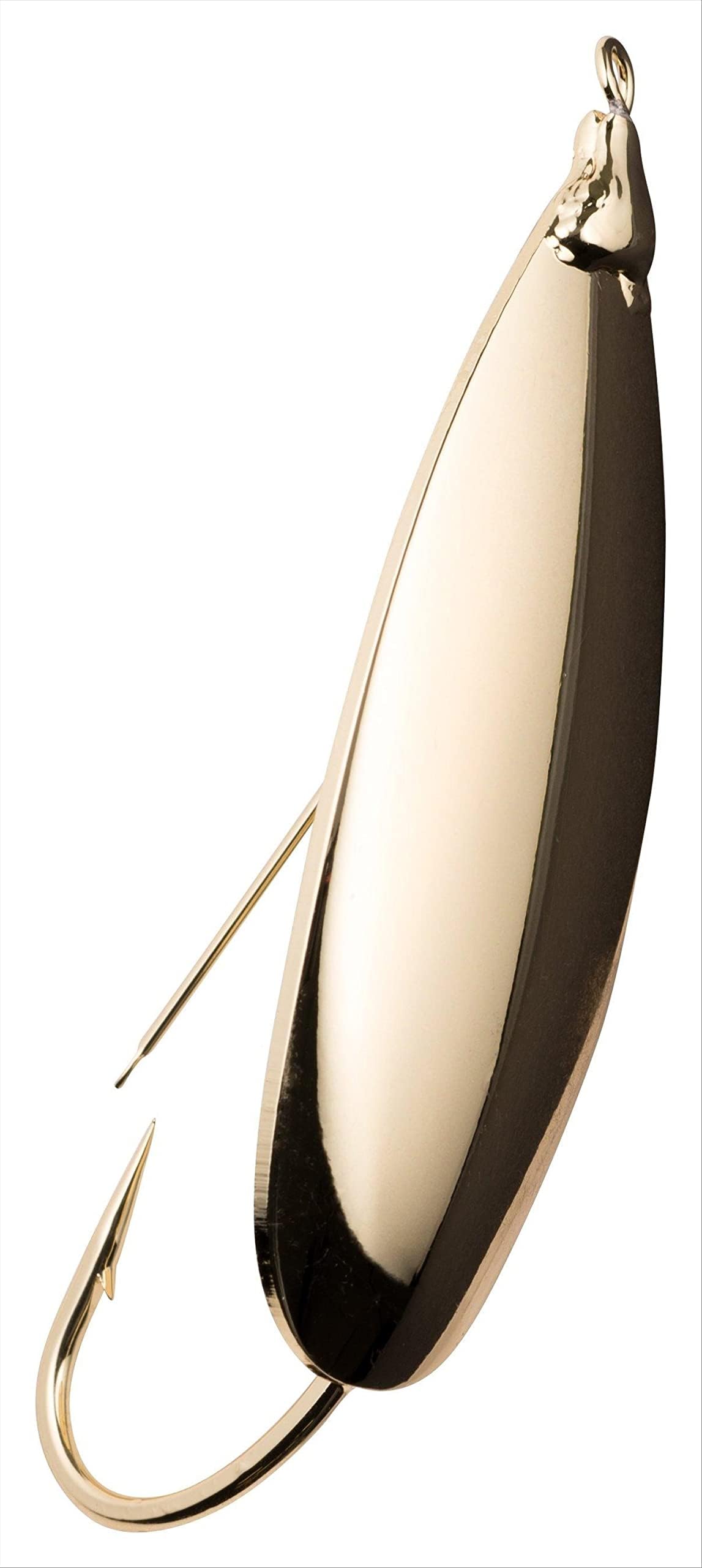 Johnson SM1/8-GLD Silver Minnow Weedless Spoon, Gold, 1-3/4 Inch