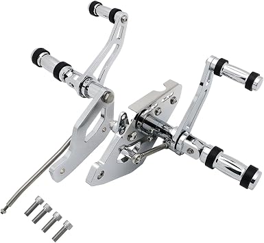 Motorcycle Forward Controls Footpegs Levers Linkages Compatible with Kawasaki Vulcan 900 VN900 Classic 2006-2023