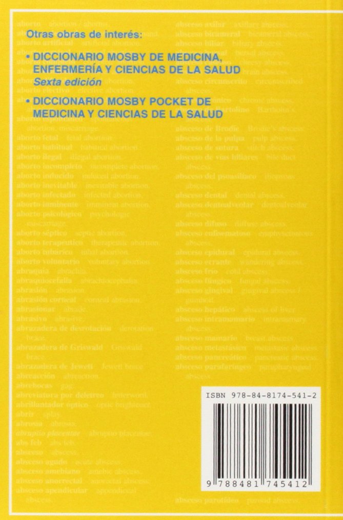 Diccionario Mosby de Medicina Inglés-Español / Español-Inglés
