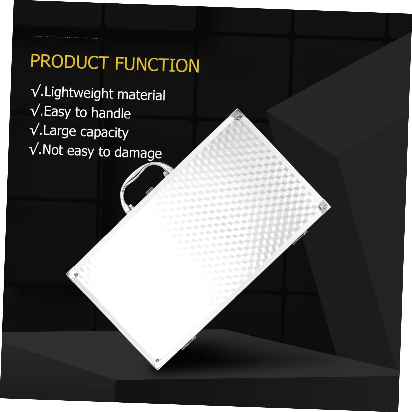 SHINEOFI 1pezzi Custodia in Alluminio Per Schede Audio Robusta Scatola Contenitore Per Riporre e Trasportare Efficacemente