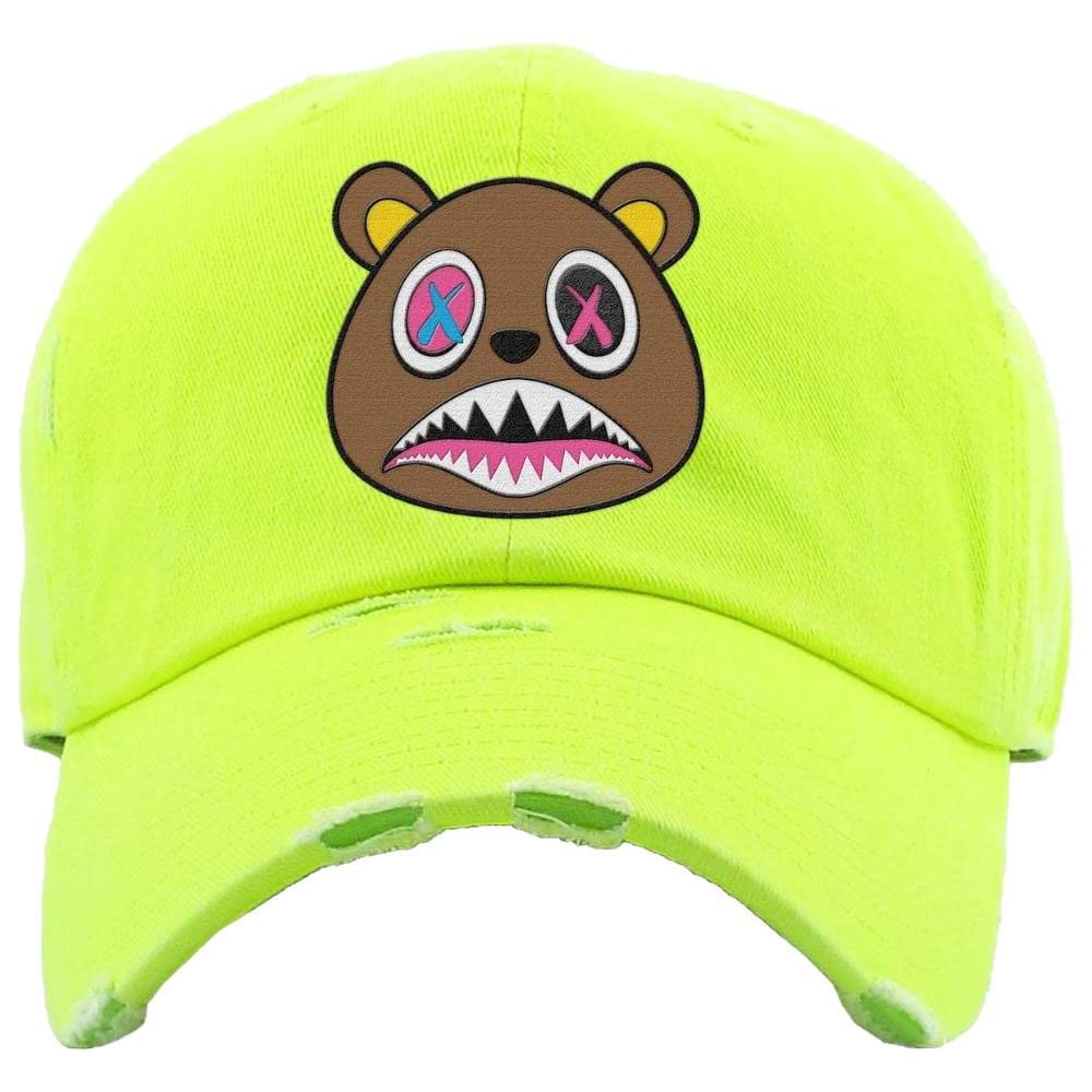Baws Crazy Dad Hat Safety Yellow