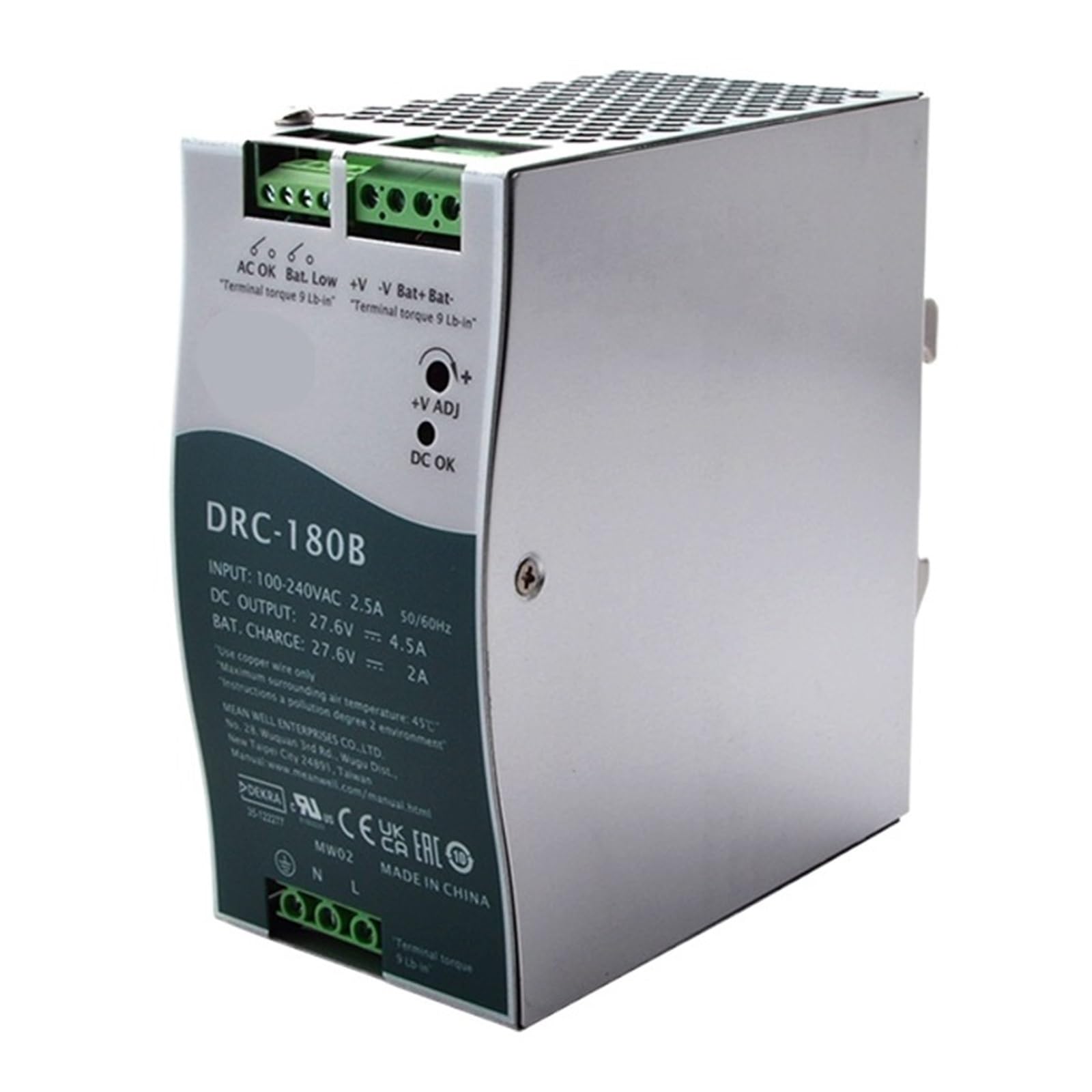 Alimentation à Sortie Unique 180 W DRC-180 DRC-180A de secours