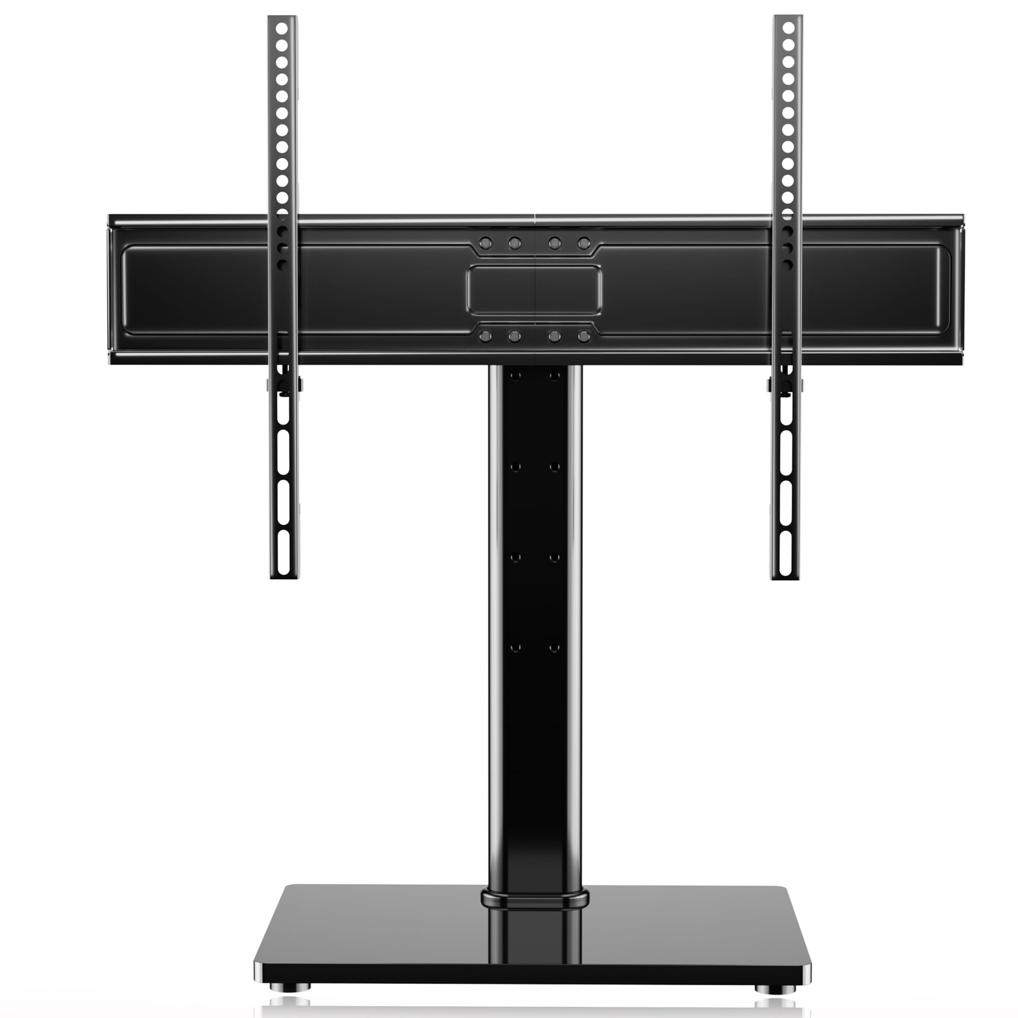 XINLEI Swivel TV Stand Base for Most 32-75 inch Screens Max 45kg, Universal Tabletop TV Stand with 12 Adjustable Heights