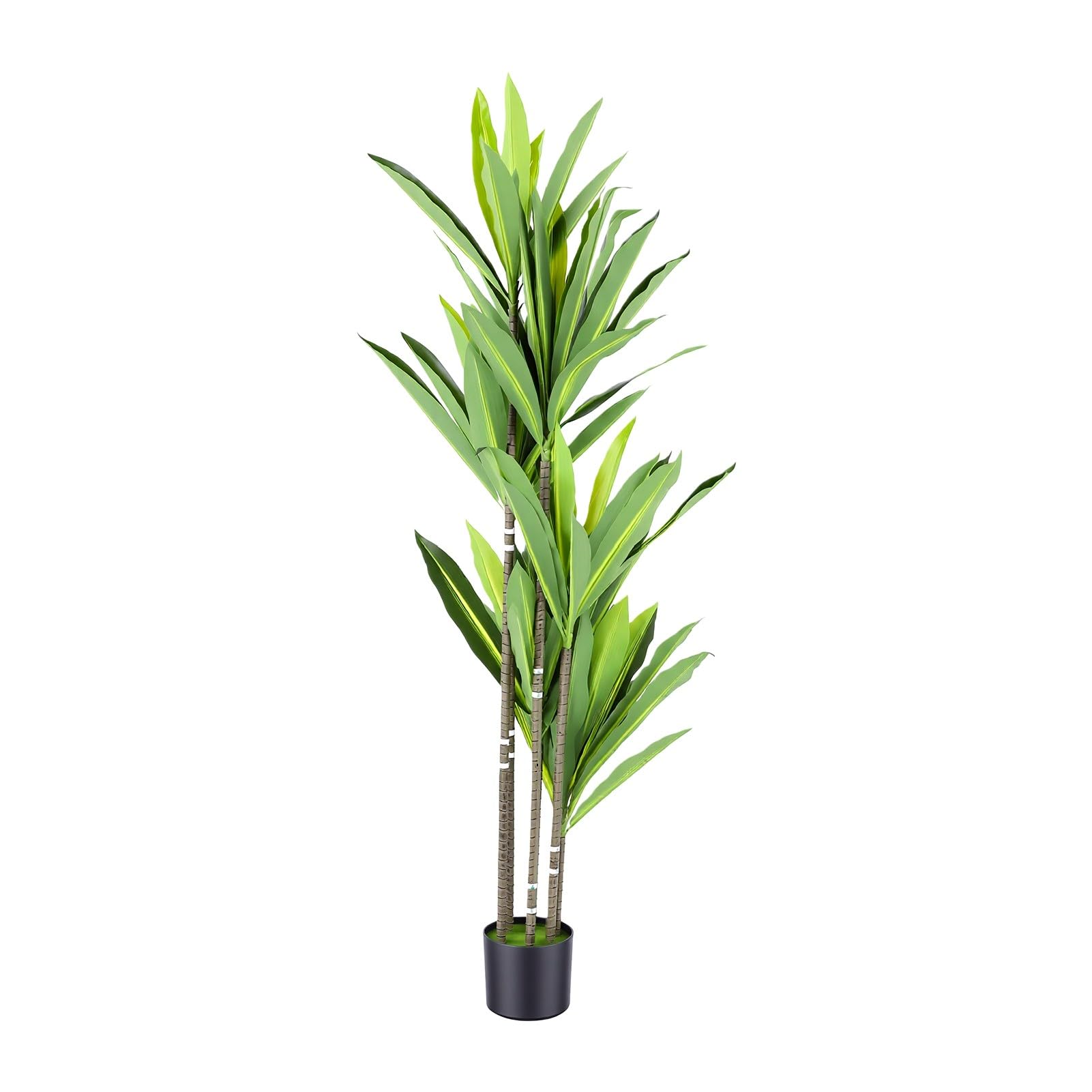 Arbre de Fer Artificiel du Brésil 4,9 Pieds avec Feuilles de Soie