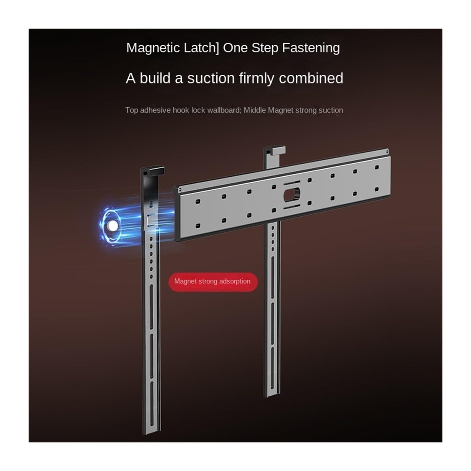 Soporte De Pared Universal Ultrafino For Televisores De Pantalla Plana/Curva De 26 A 90 Pulgadas. Soporta hasta 80 Kg. Compatible con VESA 100x100-800x400 Mm.(26-65in)