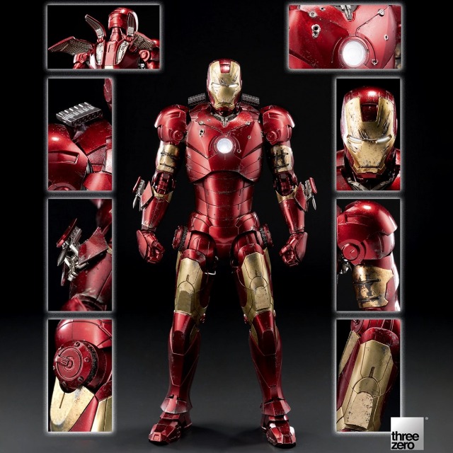 three zero DLX アイアンマン・マーク3 DLX Iron Man Mark 3（DLX アイアンマン・マーク3）