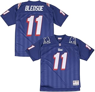 Mitchell & Ness Drew Bledsoe New England Patriots Men's NFL Premier Blue Jersey