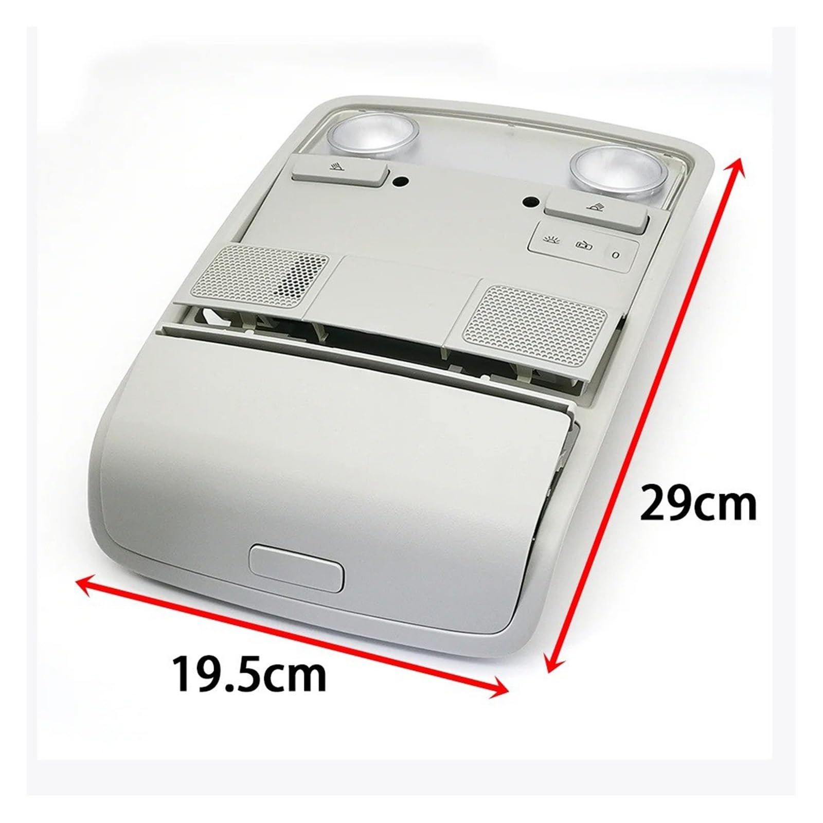 Für Vw Für Golf 5 6 Für Passat B6 2006 2007 2008 2009 Grau Auto Dome Licht Vorne Innen Decke Lampe Lesen Lampen Mit Rot Brillenetui Für Auto