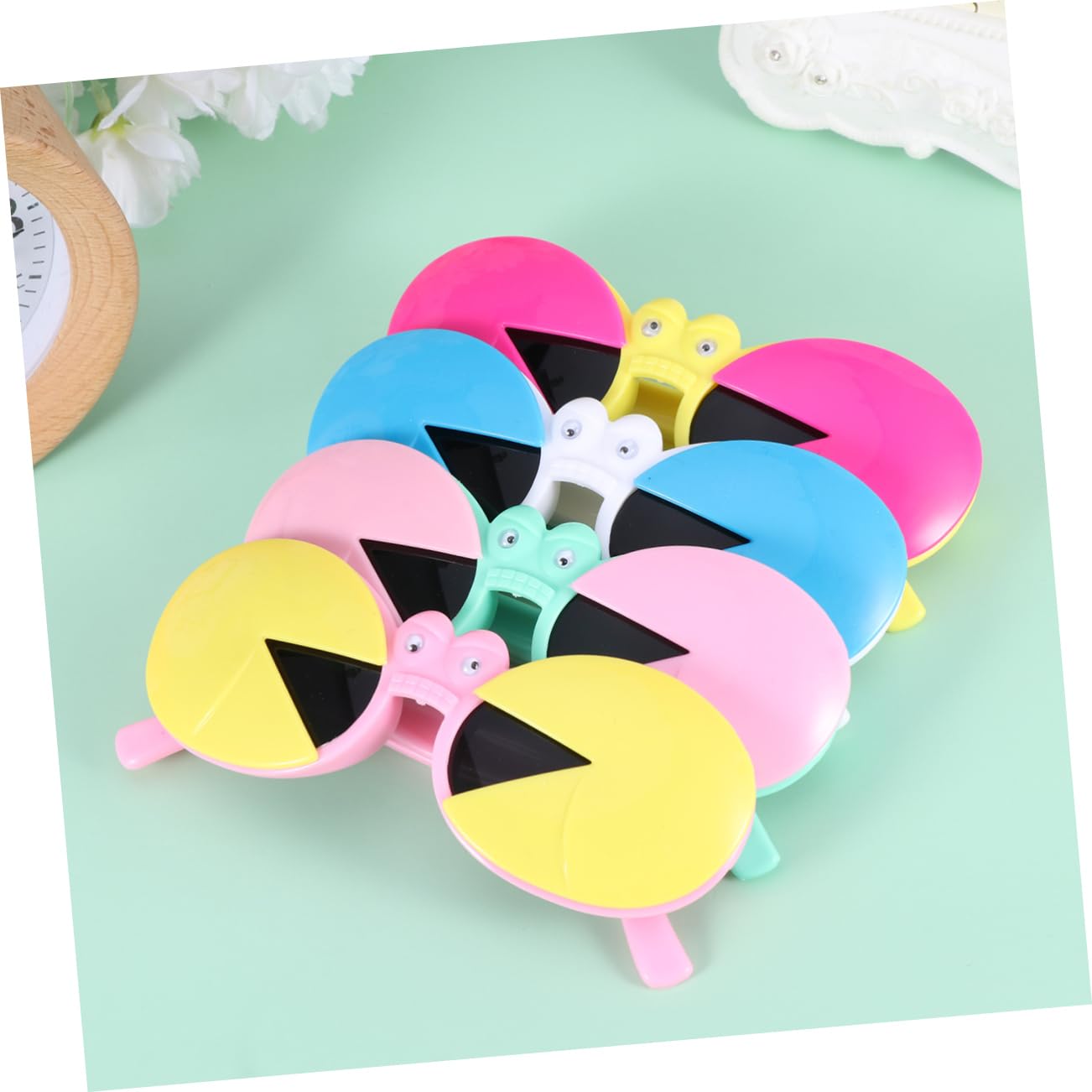 NOLITOY Crab Glasses 6 Pack Boys and Girls Sunglasses for Party Uv-proof Comfortable Fit Random Style