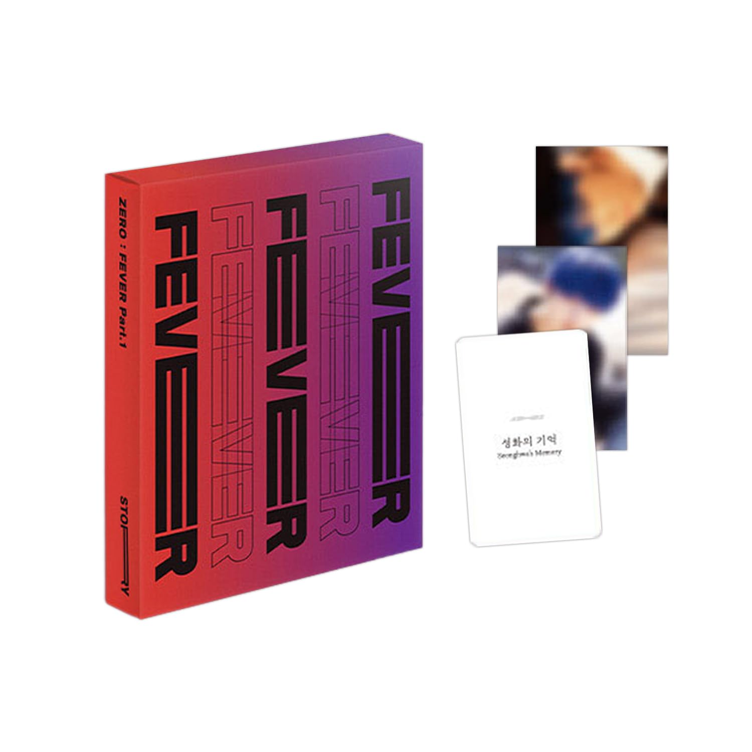 [ZERO : FEVER Part.1] (PLATFORM - DIARY Ver.) Album Case + Mini Card (QR Type) + Photo Card + Image Card + 2 Pin Badges + 4 Extra Photocards