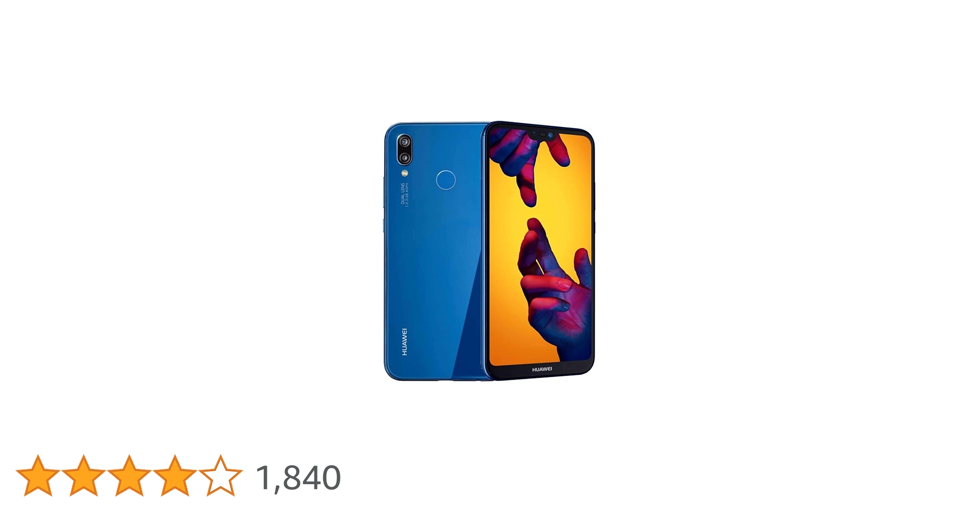 Huawei P20 Lite 64GB Klein Blue, Dual Sim, 5.84â€ inch, 4GB