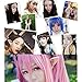 Secaden Cosplay Fairy Pixie Elf Ears Soft Pointed Ears Tips Anime Party Dress Up Costume Accessories (Medium-Style)