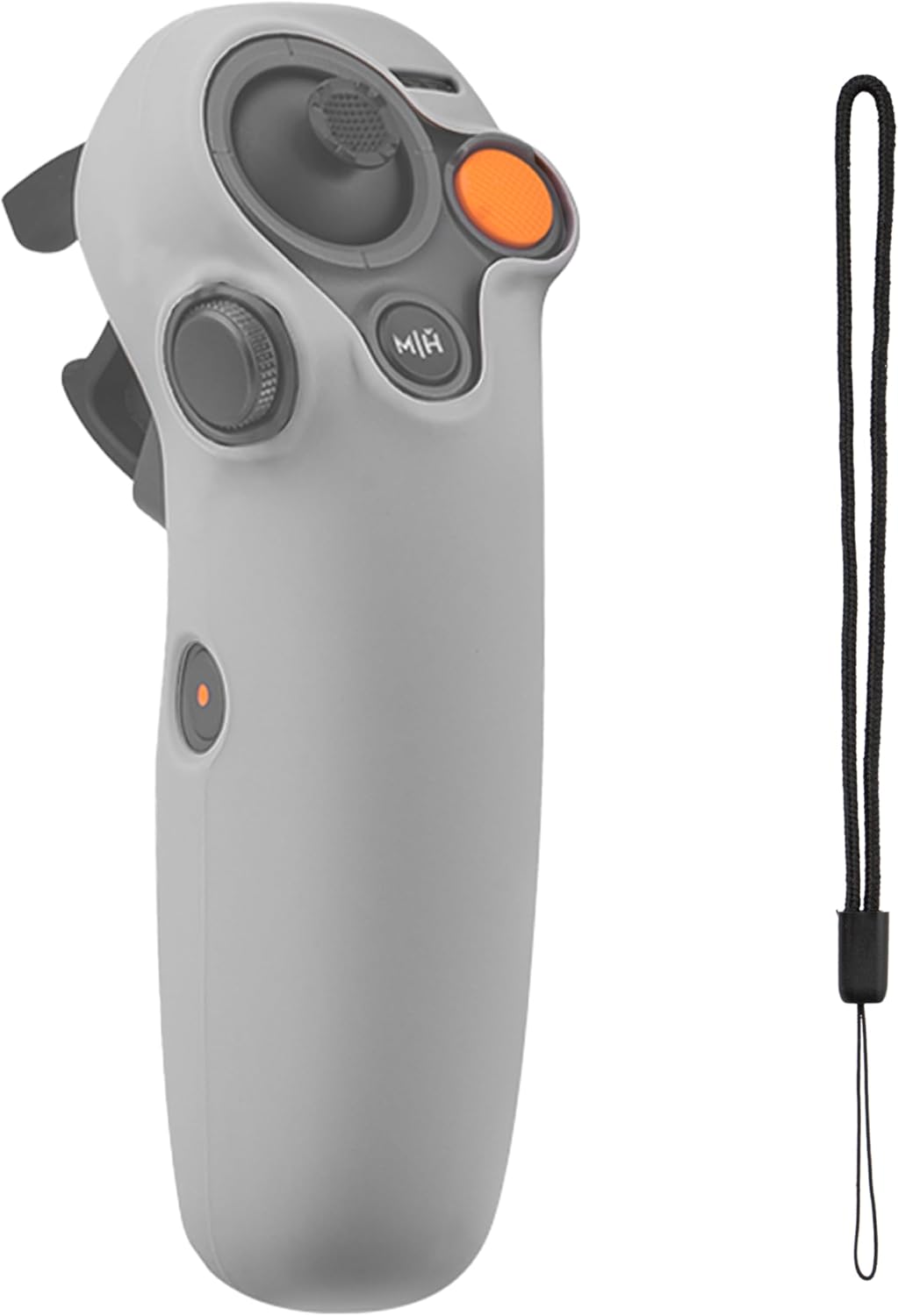 Houjunor Protective case for DJI RC Motion 3 Controller, Silicone Sleeve Cover for DJI Aavata 2 Remote Controller, Anti-ｄｒｏｐ and Anti-Scratch Drone Accessories for Motion 3 Remote Control Grip (Gray)