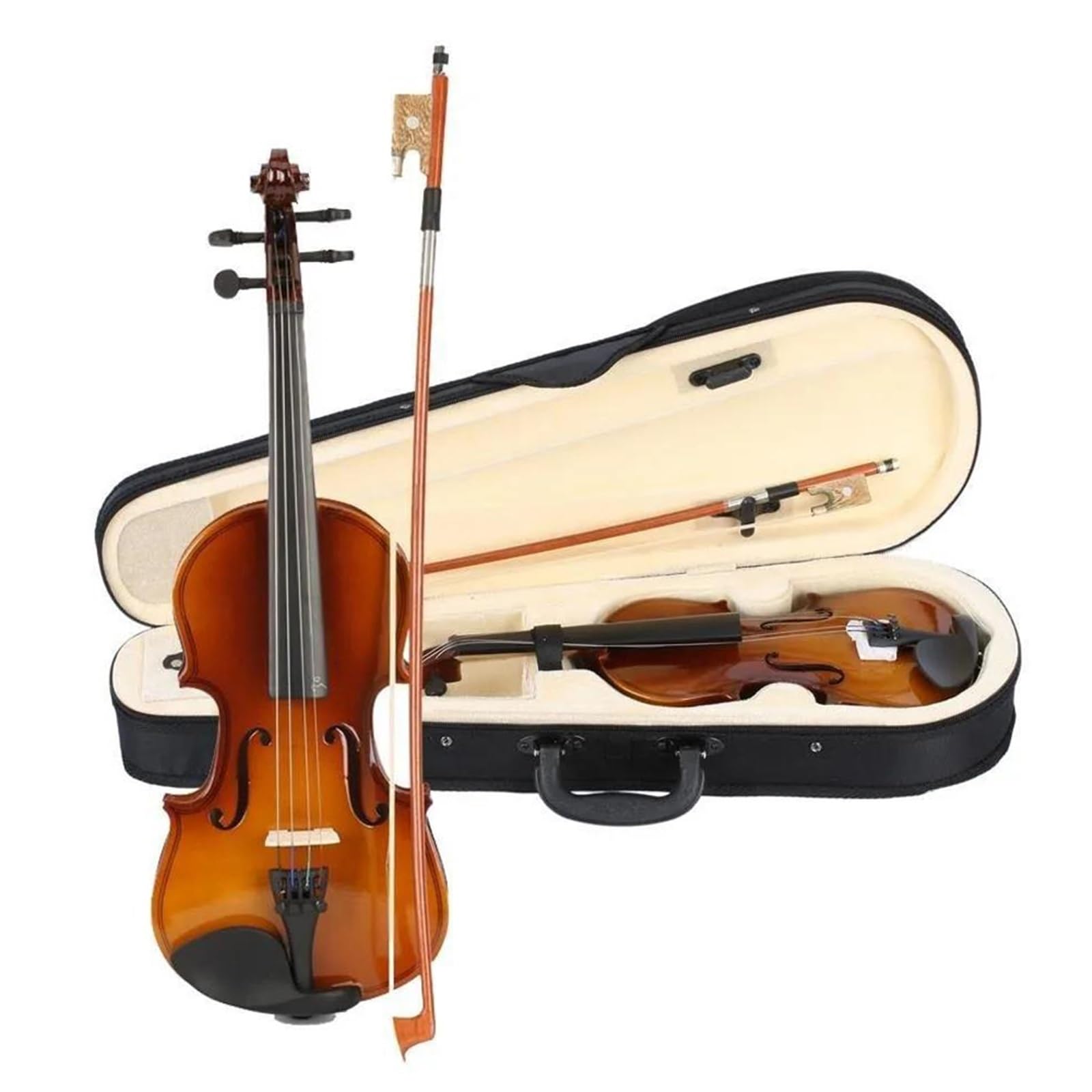 Violino Per Principianti 1/2 Violino Acustico Strumenti Musicali Adatti Ai Principianti Esercitati A Suonare Un Suono Meraviglioso