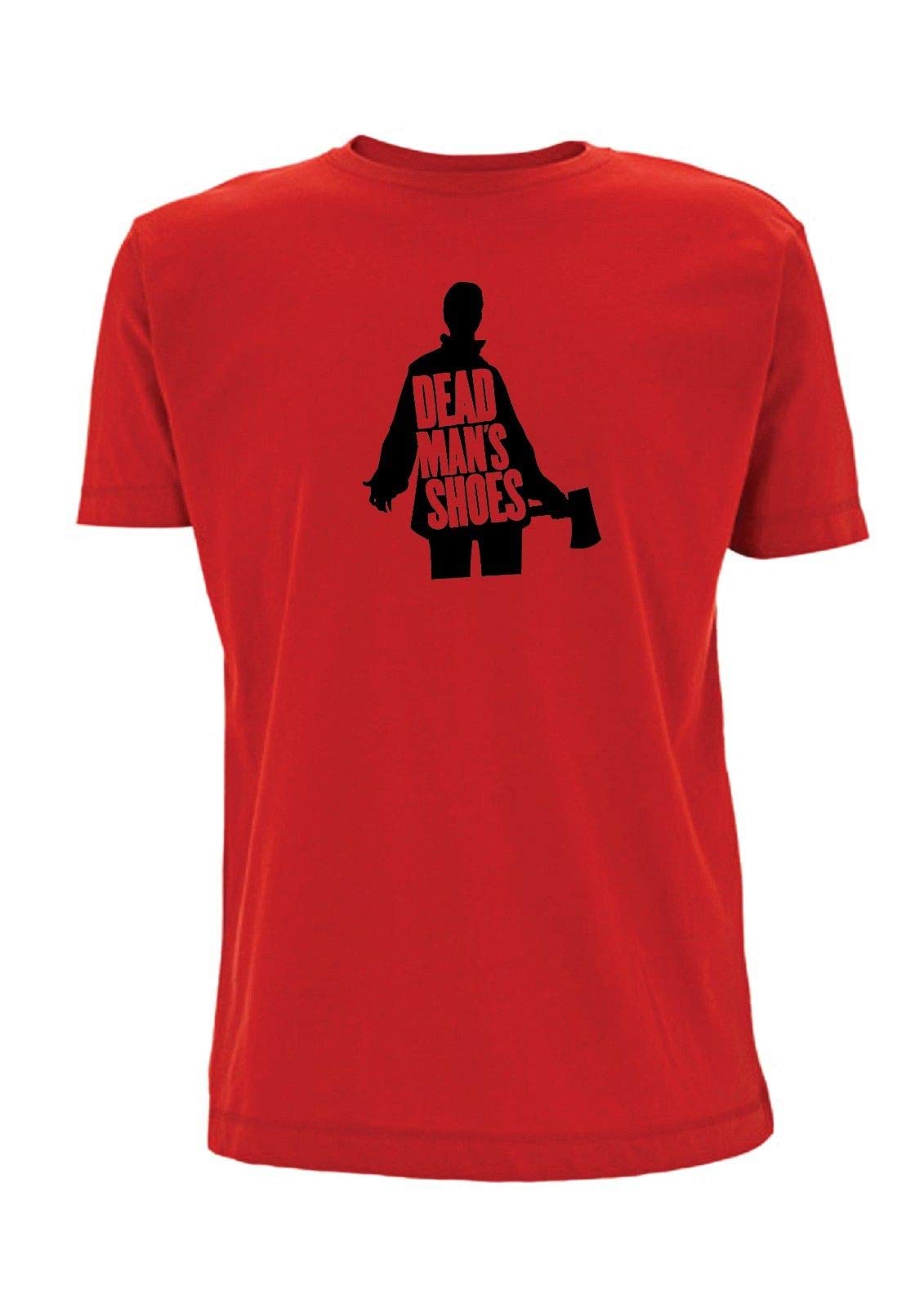 Time 4 Tee Dead Mans Shoes T Shirt Inspired by Cult British Indie Movie UK Horror Film (Large, Red)