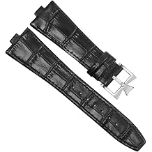 Genuine Leather Watchband For Vacheron Constantin Series 4500V 5500V P47040 Stainless Steel Buckle 25 * 8 25 * 7 Watch Strap