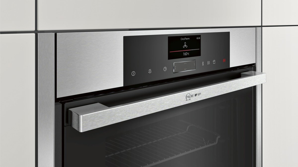 NEFF B45FS24N0 - Forno a vapore da incasso N90 / 60 cm / 71 l/acciaio inox/A+ / Slide&Hide/FullSteam/EasyClean / 12 modalità di funzionamento