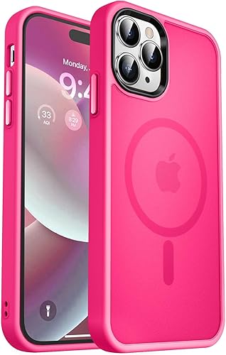 Vista 1128 de MOCCA - Funda magnética resistente para iPhone 11 de 6.1 pulgadas, compatible con MagSafe, protector de pantalla de vidrio + protector de lente