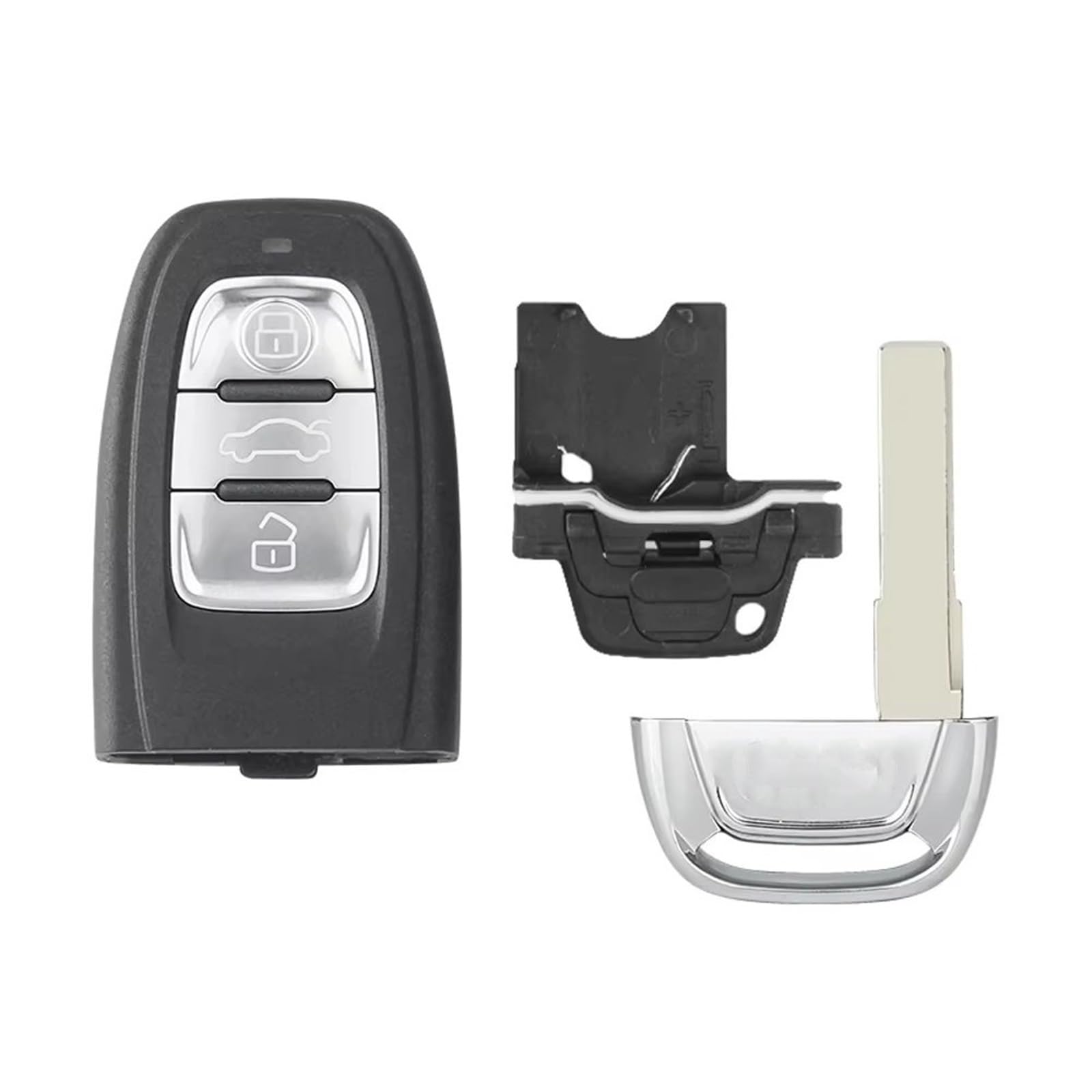 Compatibile Con Per A6 2012 2013 2014 2015 2016 2017 A7 2010-2017 3 Pulsanti Custodia Chiave A Distanza Intelligente HU66