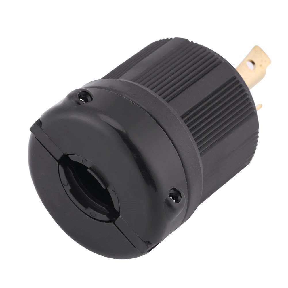 Flаѕh Sаlе Buу 1 gеt 1 NEMA L6-30P 30 Amp 250 Volt Twist Lock Male Plug USA 3 Pole Industrial Grade Grounding 3-Prong Power Generator Plug Black Uр Tо 40% оƒƒ NEMA L6-30P 30 Amp 250 Volt Twist Lock Male Plug USA 3 Pole Industrial Grade Grounding 3-Prong Power Generator Plug Black