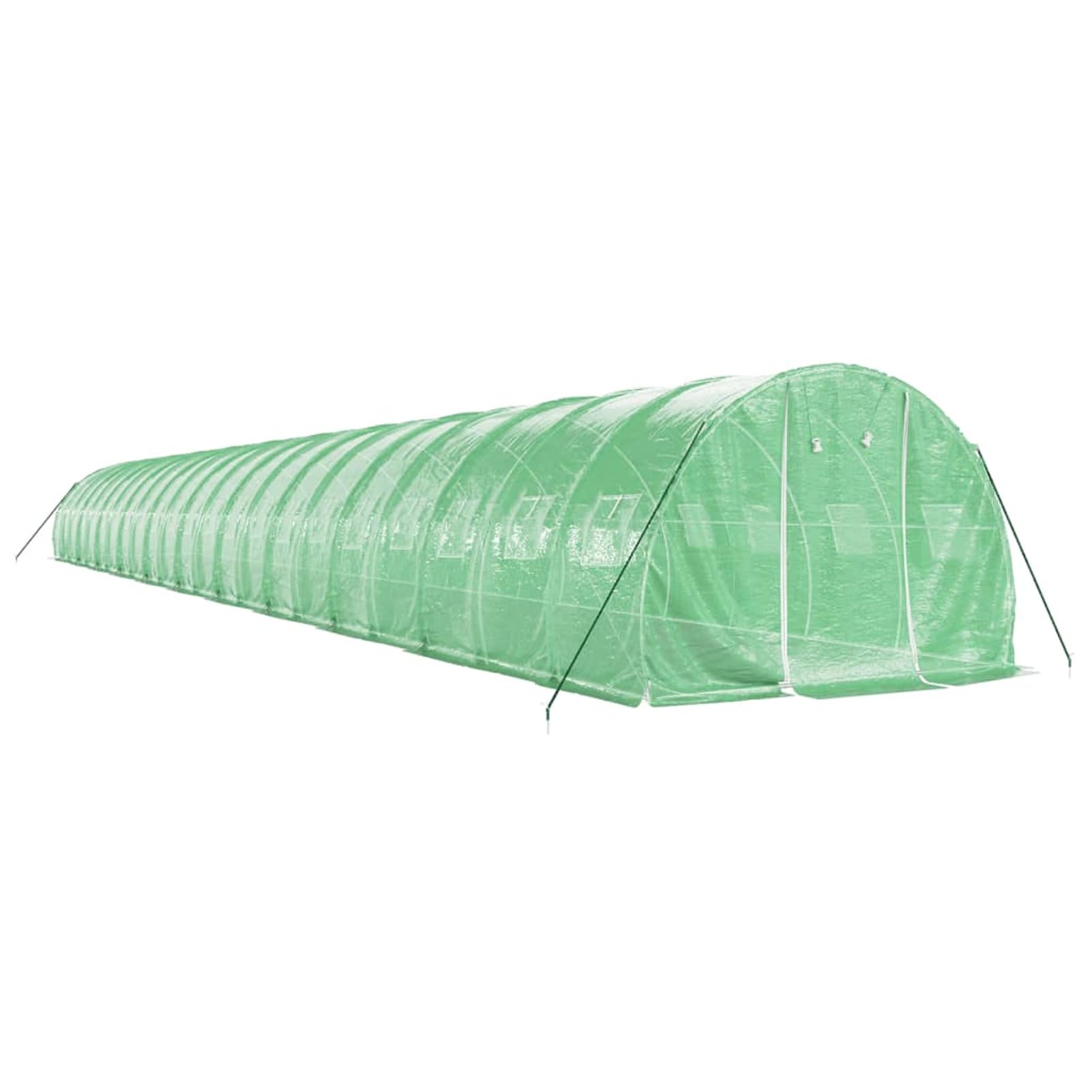ARKEM Invernadero con Estructura de Acero Verde 66 m² 22x3x2 m Invernadero Exterior Estructura Cubierta Invernadero