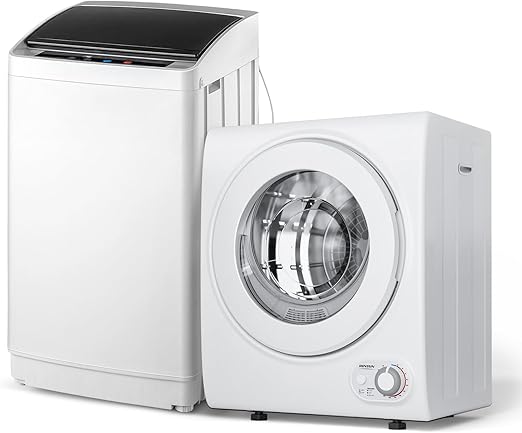 ROVSUN 17.8LBS Full Automatic Washing Machine and Portable Dryer ROVSUN Washer Dryer Set