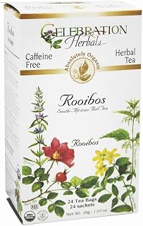 Celebration Herbals Rooibos-South African Tea Organic 24 Tea Bag, 48Gm