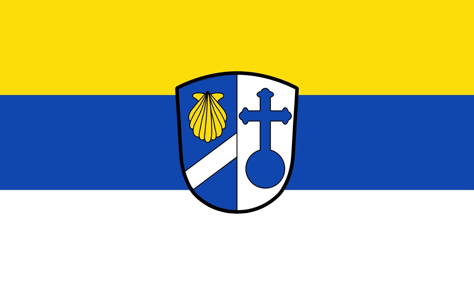 Drapeau Large Feldkirchen format paysage de 1.35m² pour mât standard