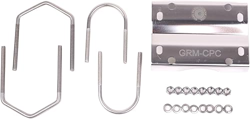 Miniatura 4 de Soporte de antena cruzada de acero inoxidable resistente | Kit GRA‑GRM‑CPC para barandilla, poste y mástil - Secure MINO/Yagi TV, estación