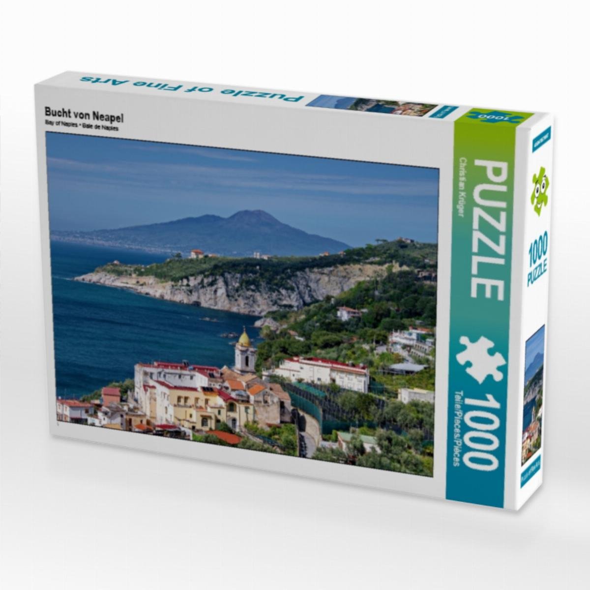 CALVENDO Lionheart1960 Puzzle Baia di Napoli 1000 pezzi Lege-Dimensioni 64 x 48 cm