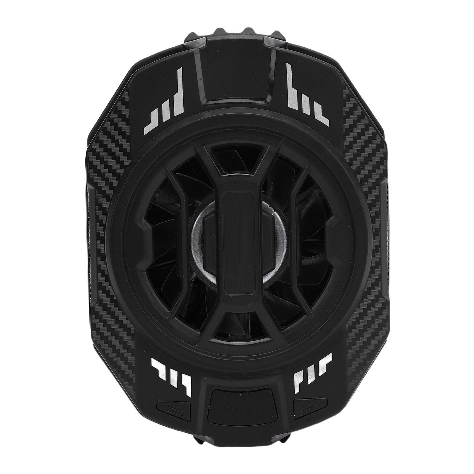Dpofirs Ventilador de Resfriamento de Telefone Com Clipe Traseiro Display Digital de 3