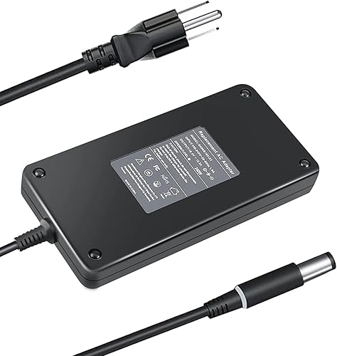 TSKYBEAR Adaptador de CA de 240 W, cargador para laptop compatible con Dell Alienware M15 R3 R5 R7 R4 R6 R7 AMD M17 R3 R5 R4 Area 51M R2 G3 15 3500