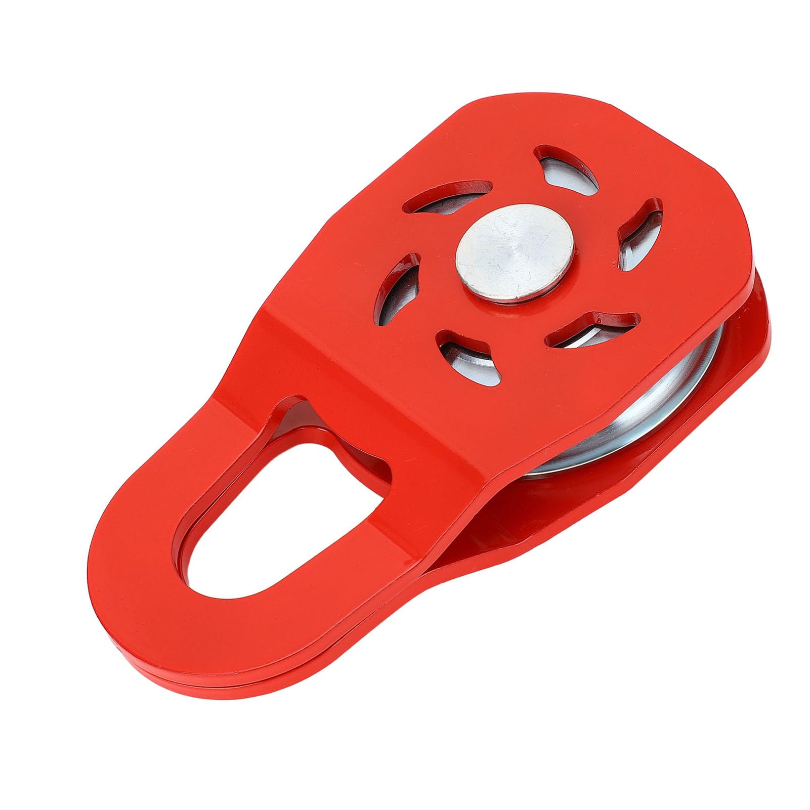 Blocco di Strappo per Recupero Verricello, Puleggia per Carichi Pesanti da 10 Tonnellate per Pick-up ATV e SUV UTV, Ideale per Il Recupero Fuori Strada (Rosso)