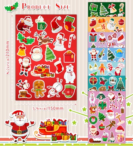 Christmas Stickers, Stocking Stuffers for Kids,Christmas Gift for Grandkids - image 2