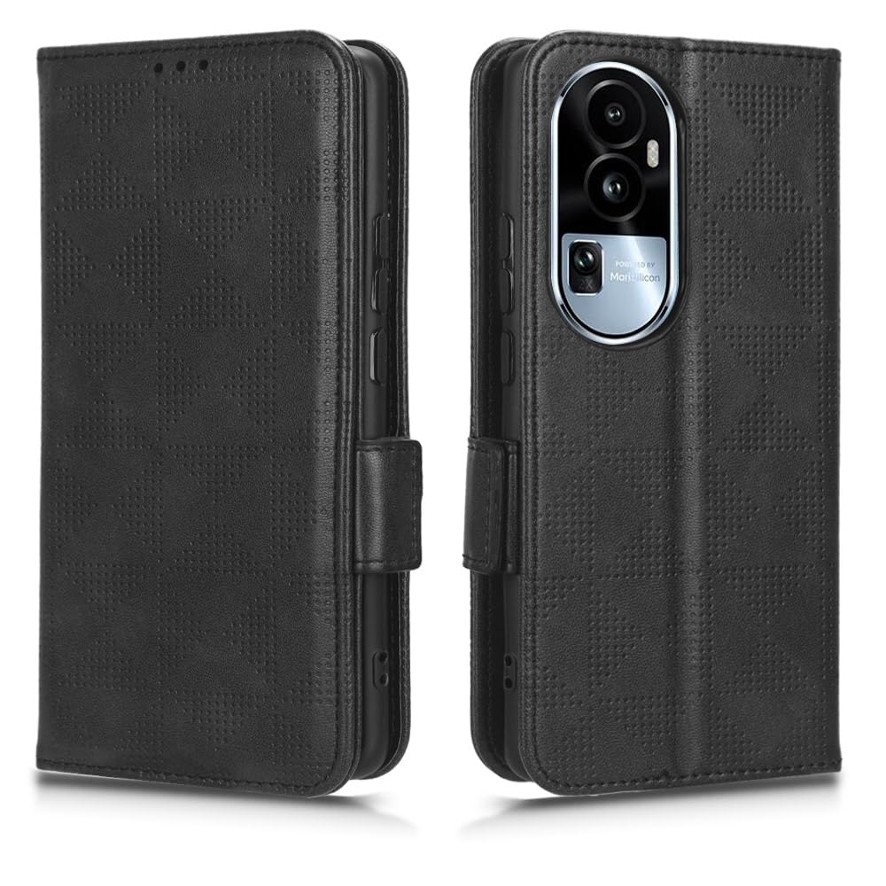 HAOYE Leather Folio Cover for OPPO Reno 10 5G / Reno 10 Pro 5G, PU