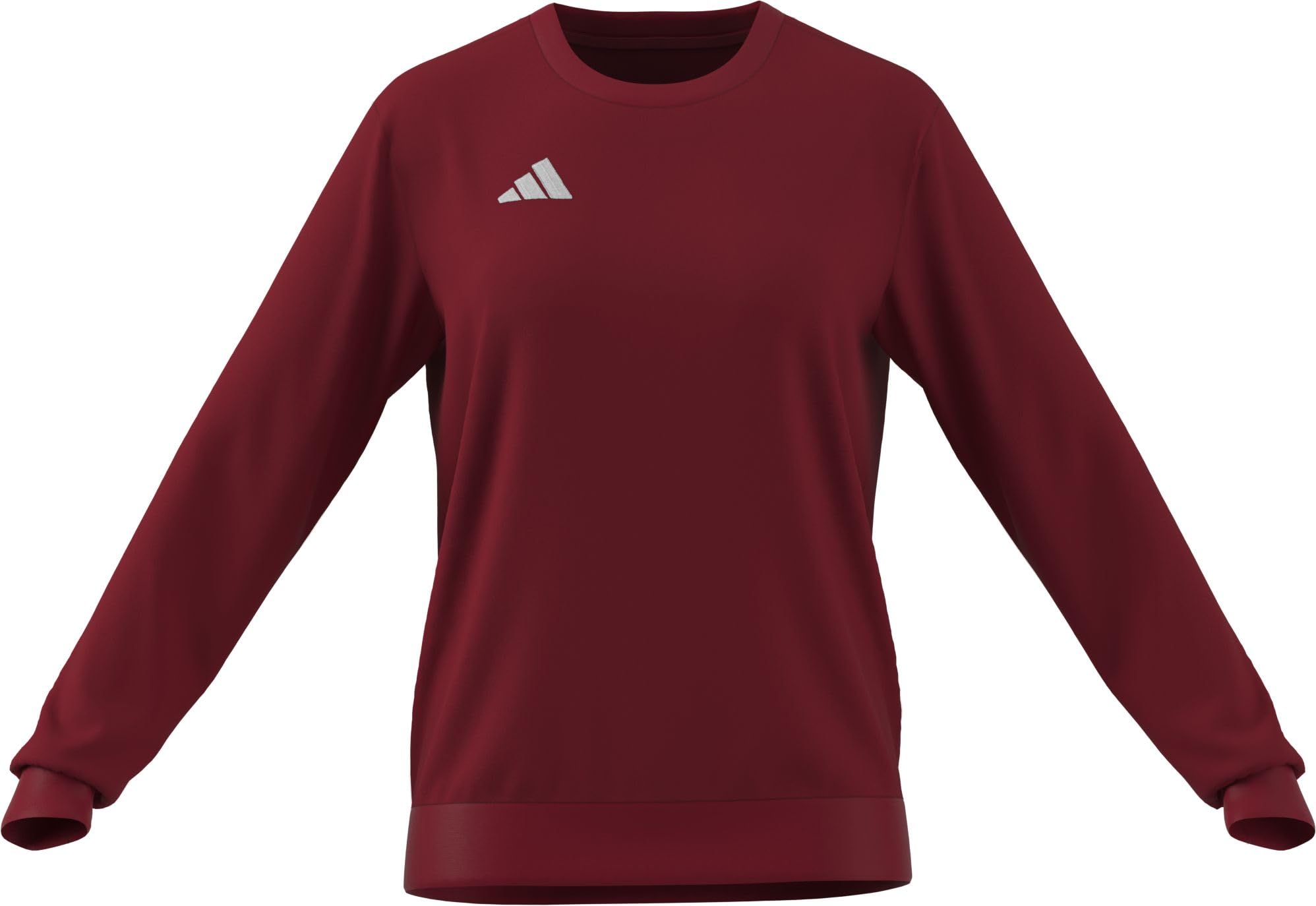 adidas Women's Entrada26 Sweat Top Sweatshirt, team power red 2/white, S