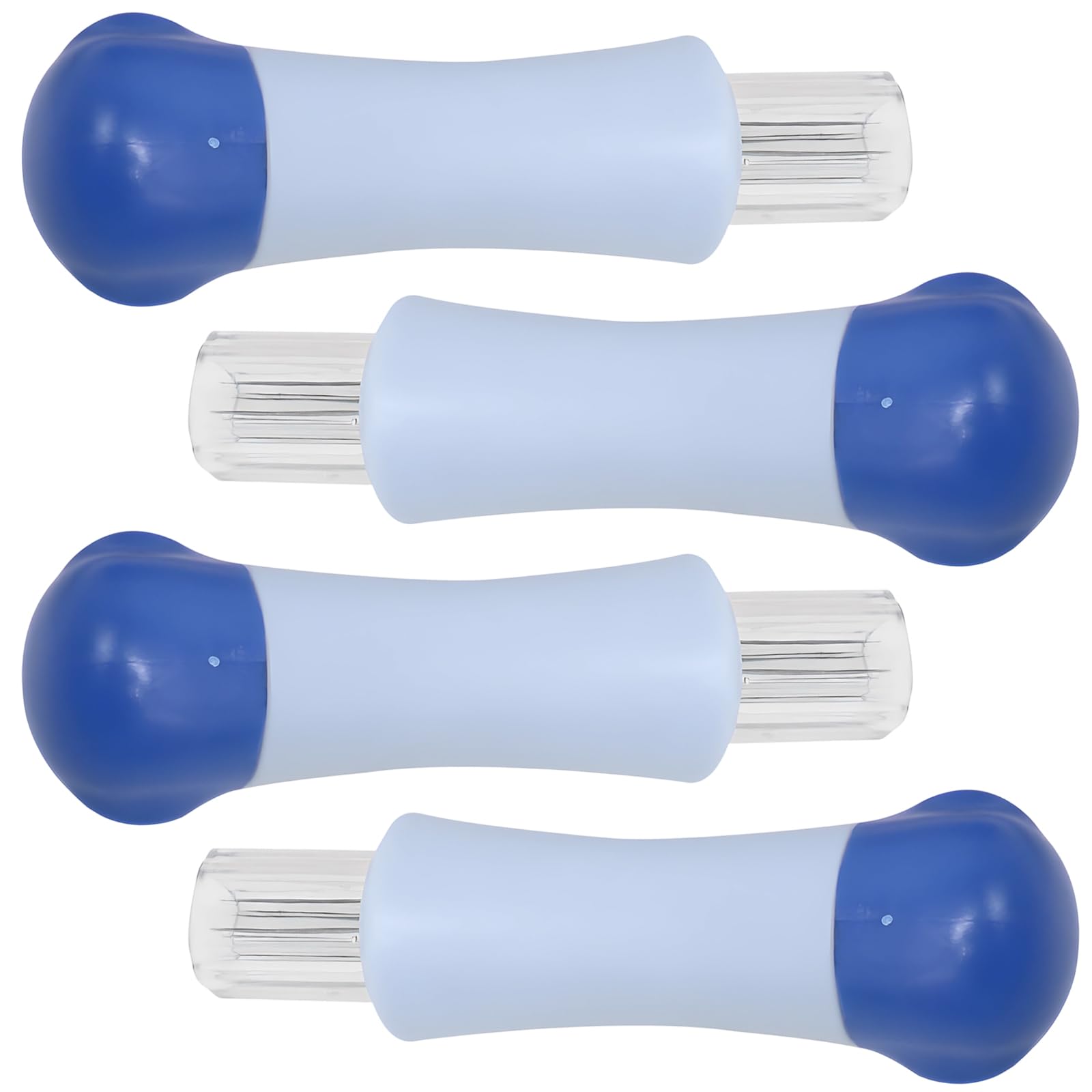 4 Pcs Needle Felting Kit,Punch Tools, Felting Needles with 7 Barbed Needles & Rotating Cap for DIY Wool Craft, Patchwork, Felt Animals (Blue)