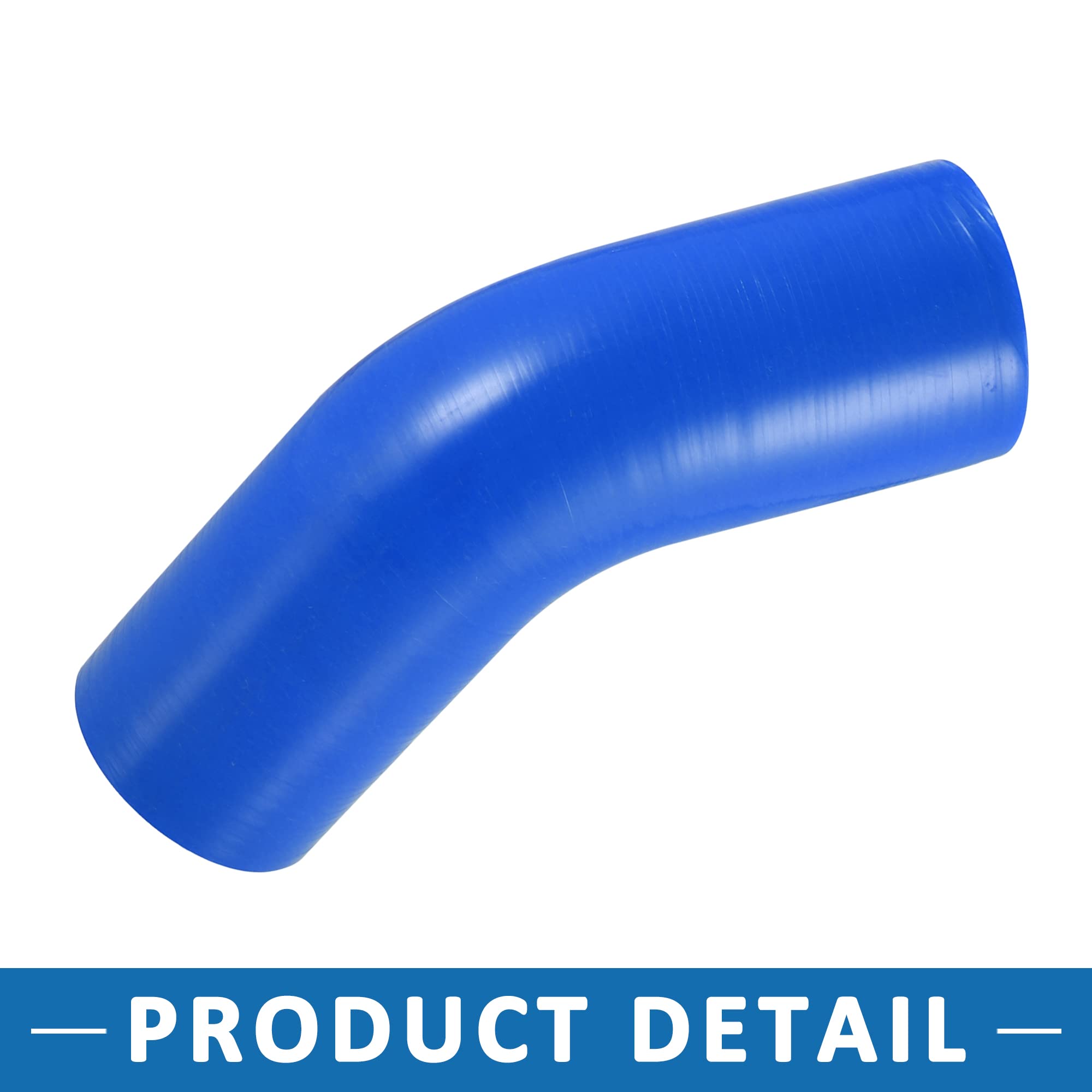 Raccordo 90 Gradi Per Tubo Raffreddamento Auto - Connettore Silicone Blu 70mm Per Impianto Liquido - Foto 4